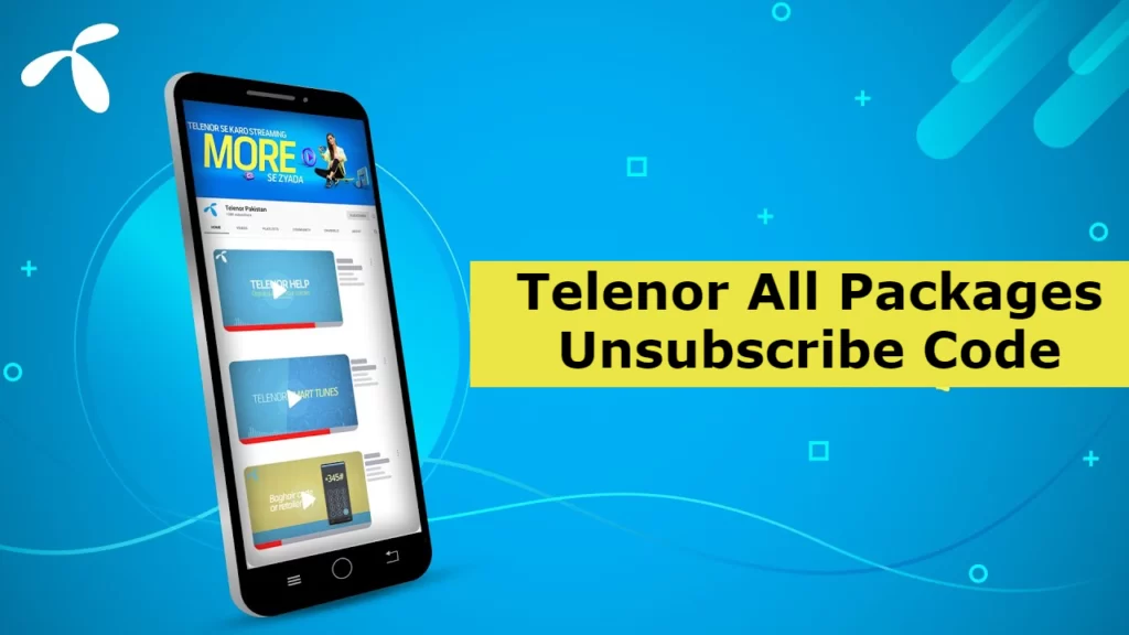 Telenor All Packages Unsubscribe Code