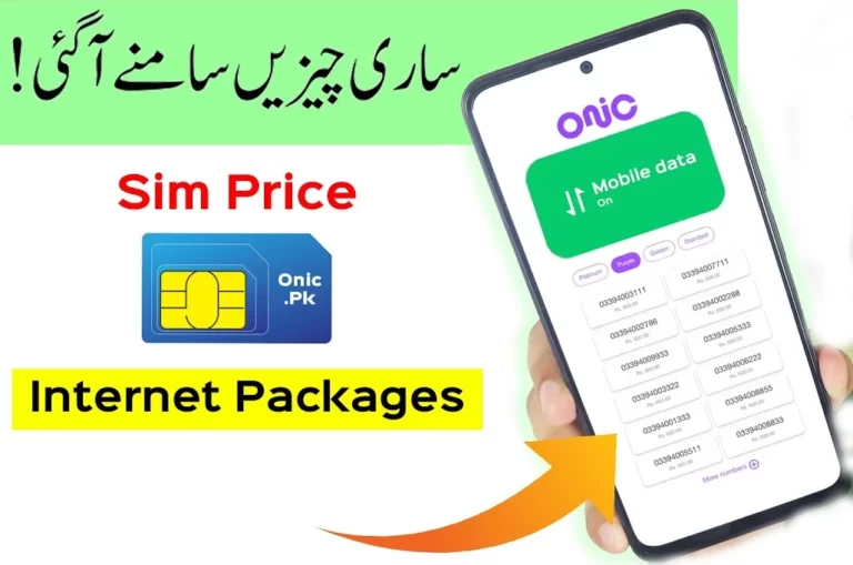 Onic SIM Packages Calls Internet and SMS