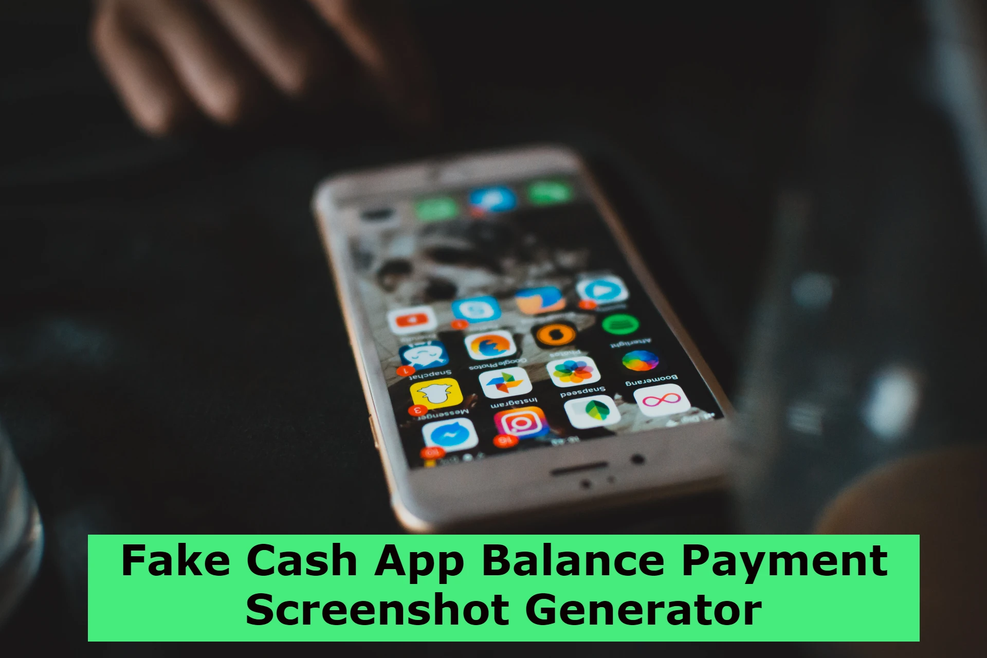Fake Cash App Balance Payment Screenshot Generator
